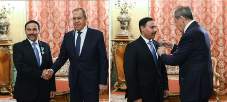 روسيا الاتحادية - منح سفير دولة قطر وسام الصداقة